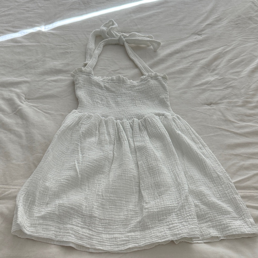 Princess Polly Textured White Dress